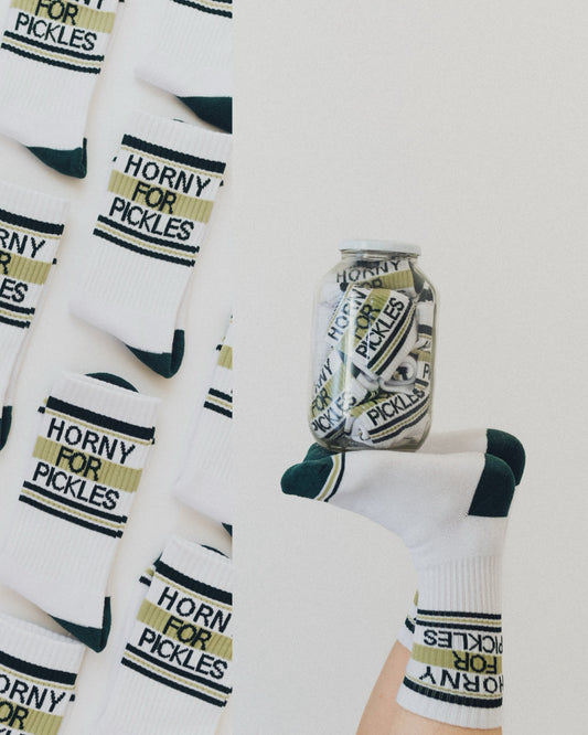 Horny for Pickles Socks